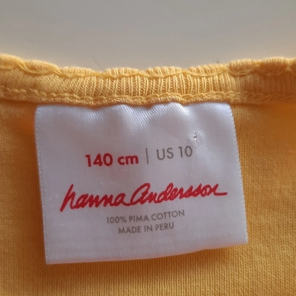 Hanna Andersson 10 (140) yellow tank top